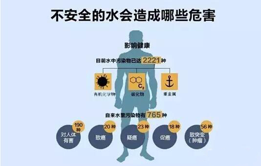 污染水给人体危害的分析图