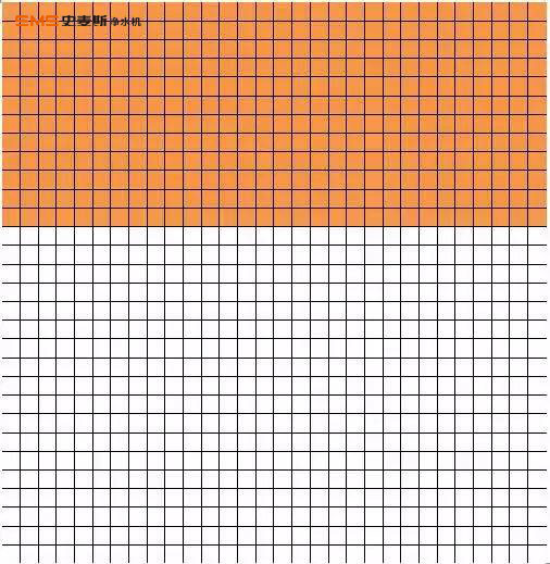 A4纸900个格子涂掉了50%