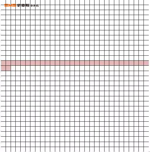 A4纸900个格子涂掉了55%